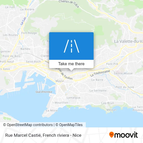 Rue Marcel Castié map