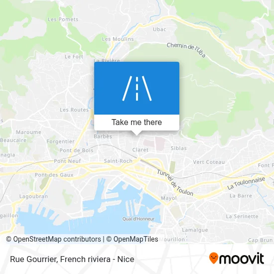 Rue Gourrier map