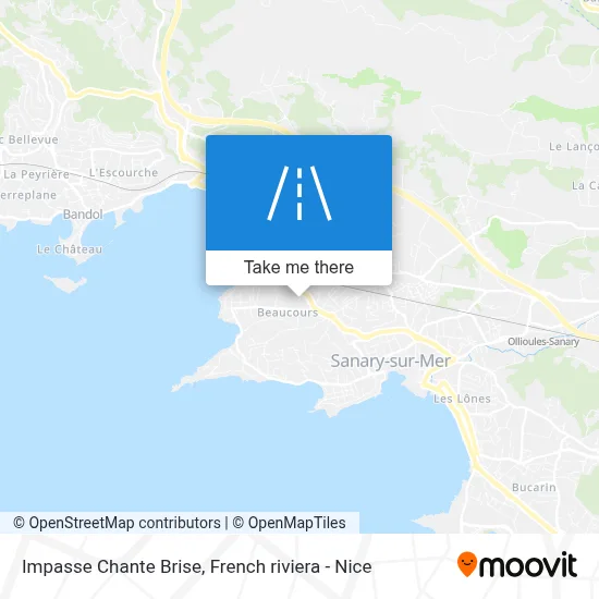 Impasse Chante Brise map