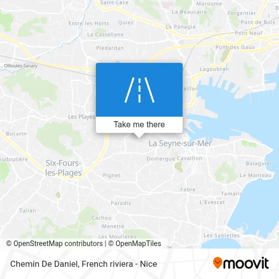 Chemin De Daniel map