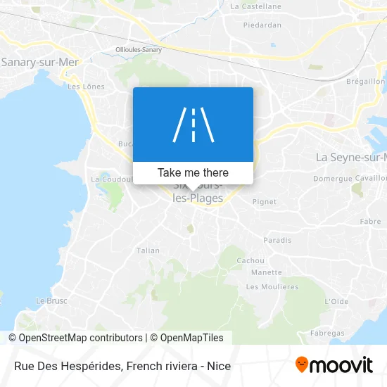 Rue Des Hespérides map