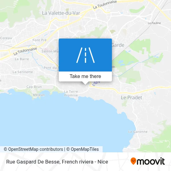 Rue Gaspard De Besse map