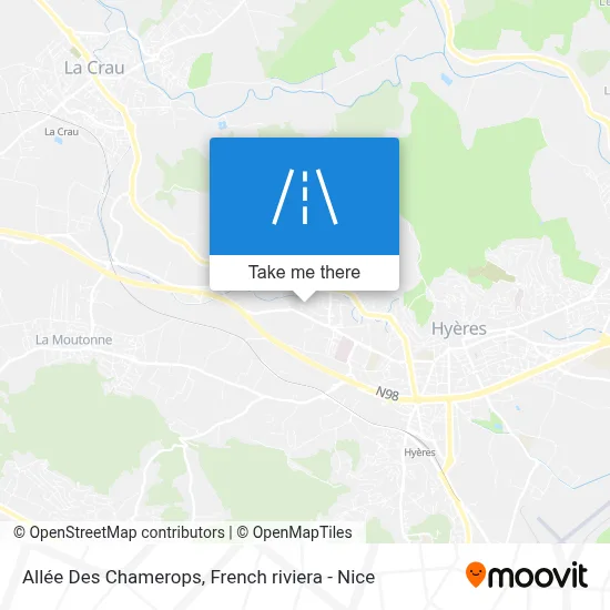 Allée Des Chamerops map