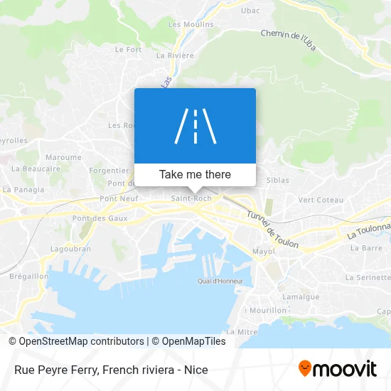 Rue Peyre Ferry map