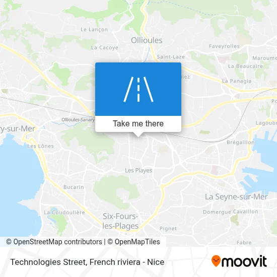 Mapa Rue Des Technologies