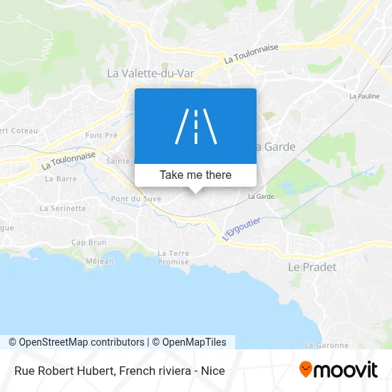 Rue Robert Hubert map