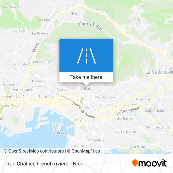 Rue Challier map