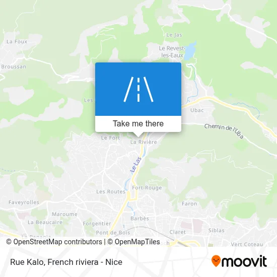 Rue Kalo map