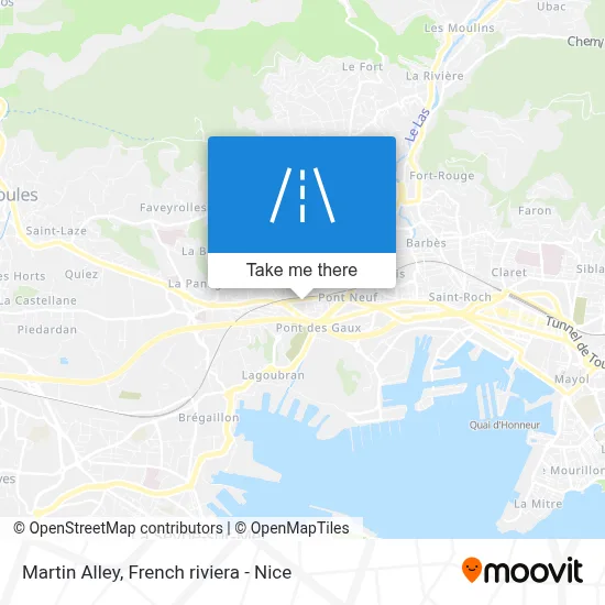 Mapa Ruelle Martin