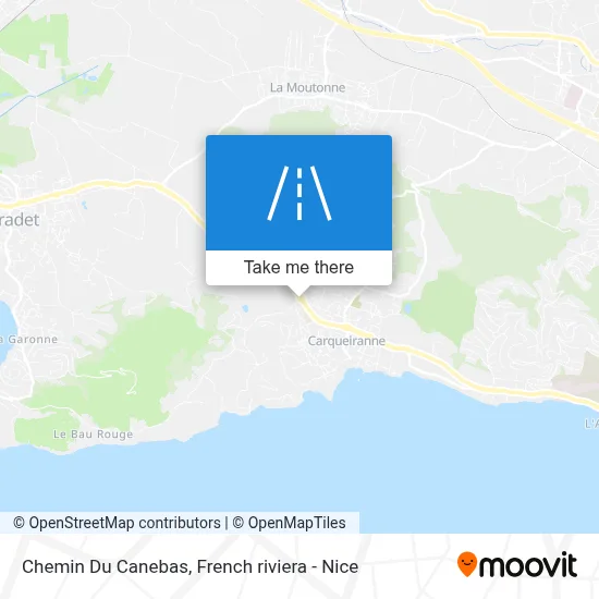 Chemin Du Canebas map