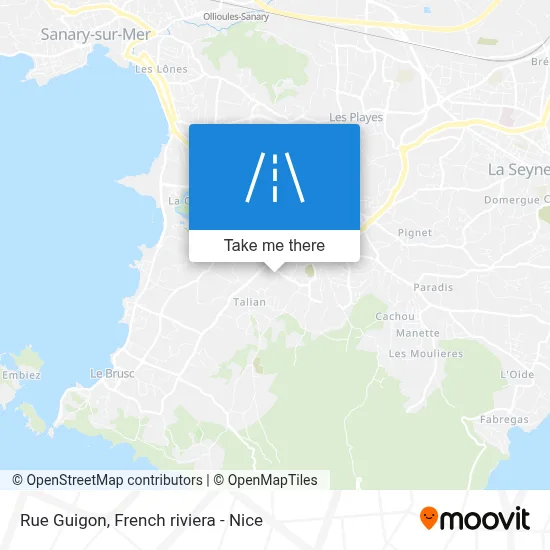 Mapa Rue Guigon