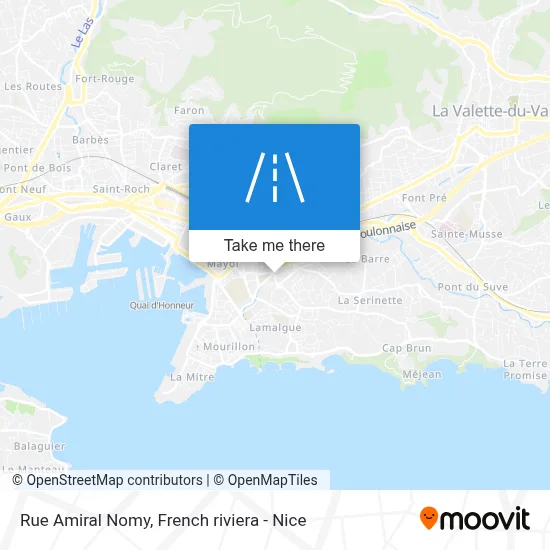 Rue Amiral Nomy map
