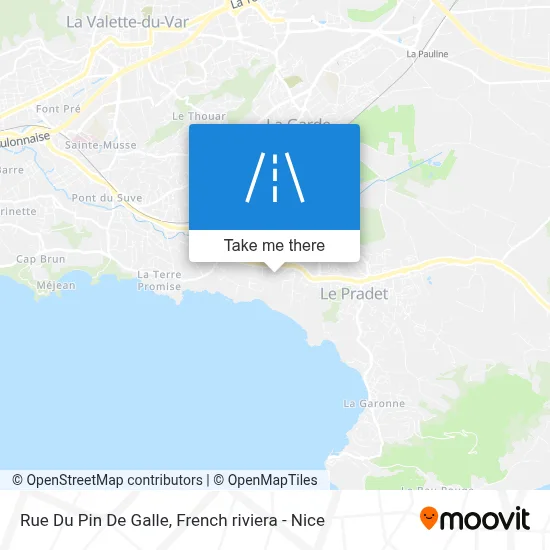 Rue Du Pin De Galle map