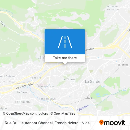 Rue Du Lieutenant Chancel map