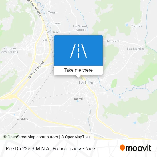 Rue Du 22e B.M.N.A. map