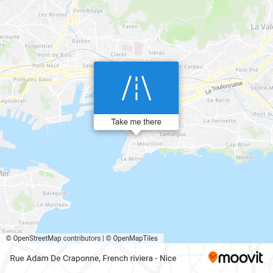 Rue Adam De Craponne map