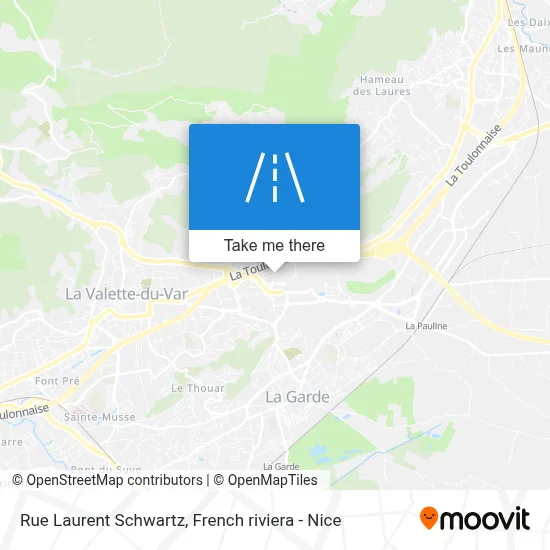 Rue Laurent Schwartz map