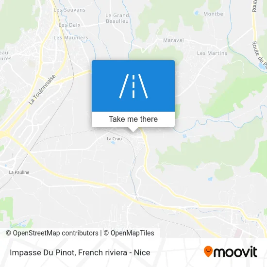 Impasse Du Pinot map