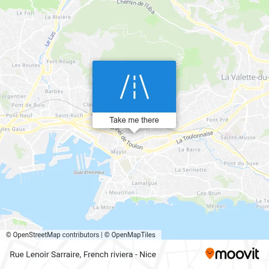 Rue Lenoir Sarraire map