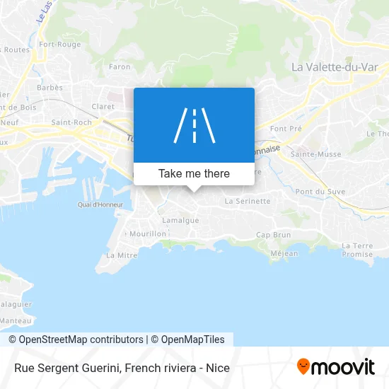 Rue Sergent Guerini map