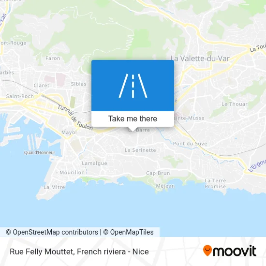 Rue Felly Mouttet map
