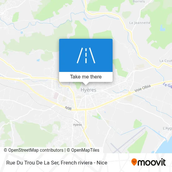 Rue Du Trou De La Ser map