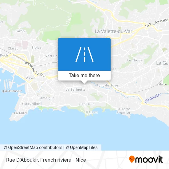 Mapa Rue D'Aboukir