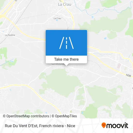 Rue Du Vent D'Est map