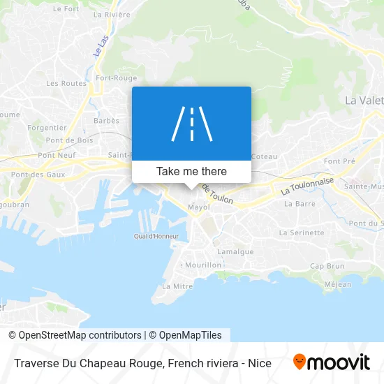 Traverse Du Chapeau Rouge map