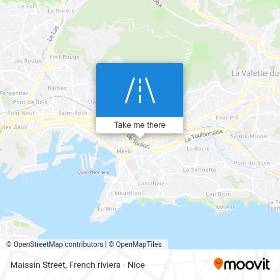 Mapa Rue Maissin