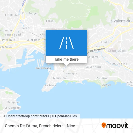 Chemin De L'Alma map