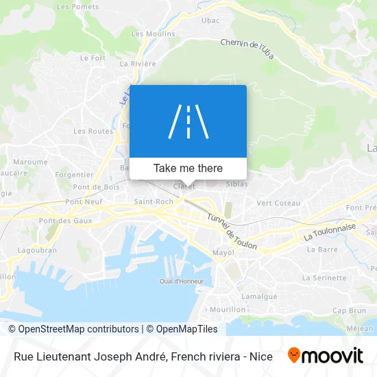 Rue Lieutenant Joseph André map