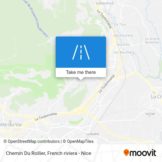 Chemin Du Rollier map