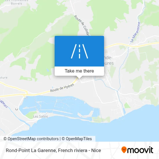 Rond-Point La Garenne map