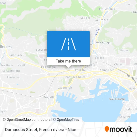 Rue De Damas map