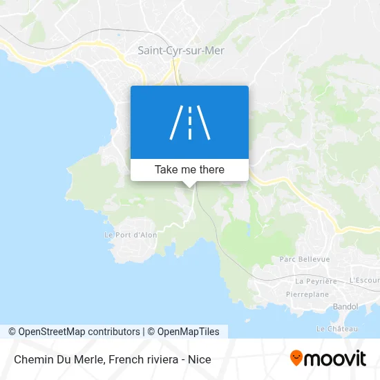 Chemin Du Merle map