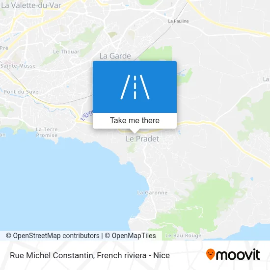 Mapa Rue Michel Constantin