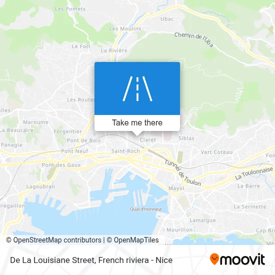 Rue De La Louisiane map