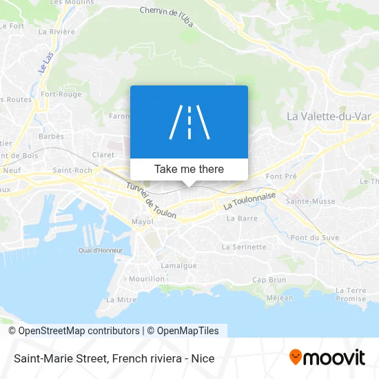 Rue Sainte-Marie map