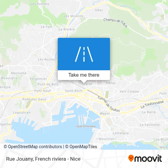 Rue Jouany map
