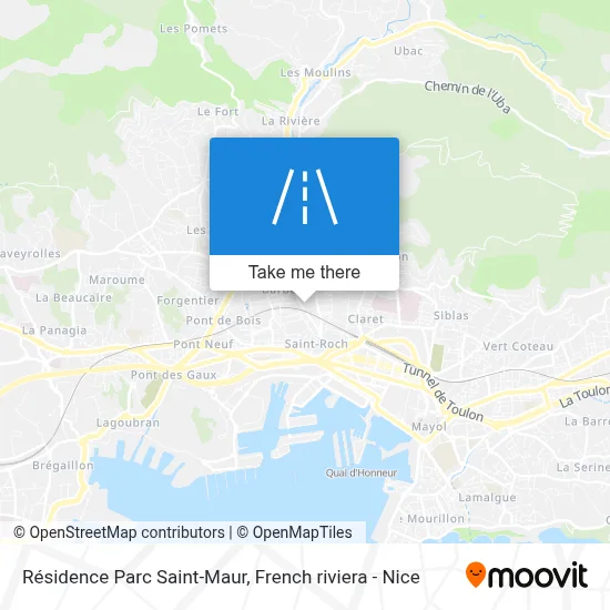 Résidence Parc Saint-Maur map
