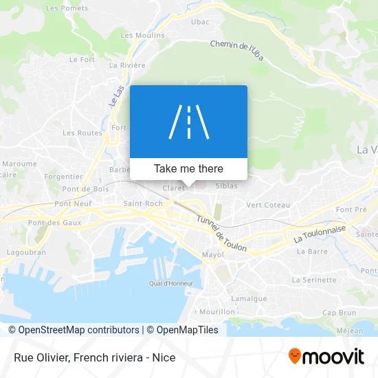 Rue Olivier map