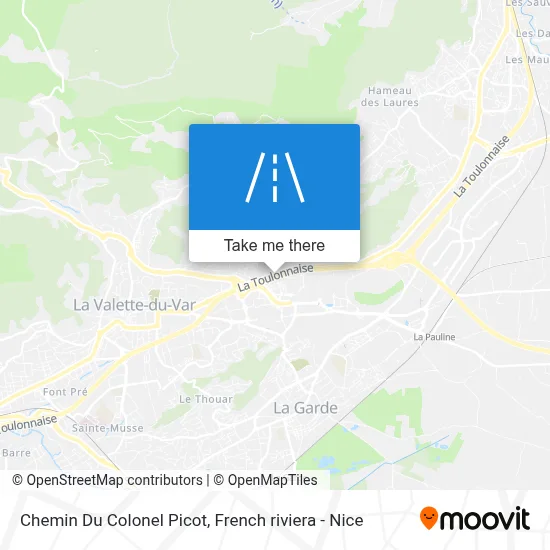 Chemin Du Colonel Picot map