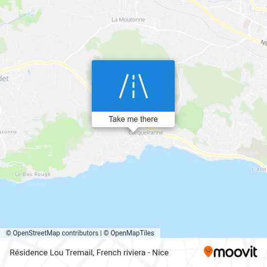 Résidence Lou Tremail map