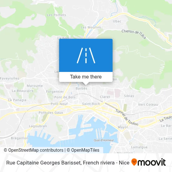 Rue Capitaine Georges Barisset map
