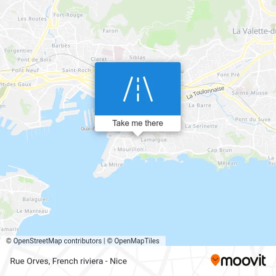 Mapa Rue Orves