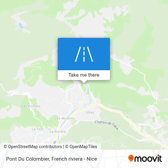 Pont Du Colombier map