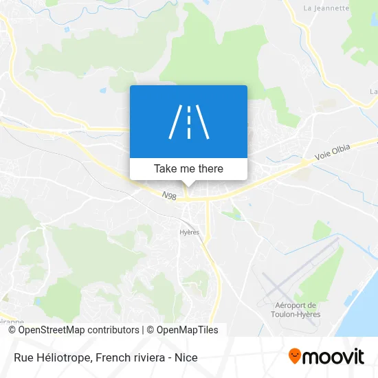 Rue Héliotrope map