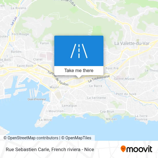 Mapa Rue Sebastien Carle