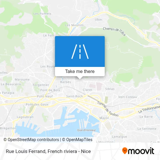 Mapa Rue Louis Ferrand